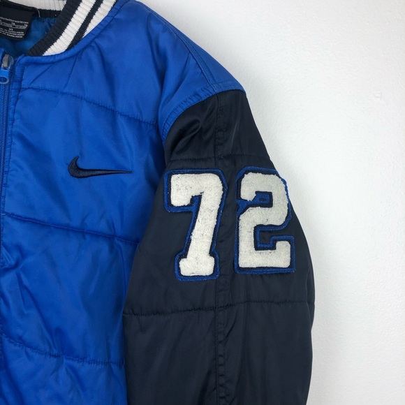 NIKE Athletic Blue Varsity Puffer Jacket Youth XL - Picture 12 of 12
